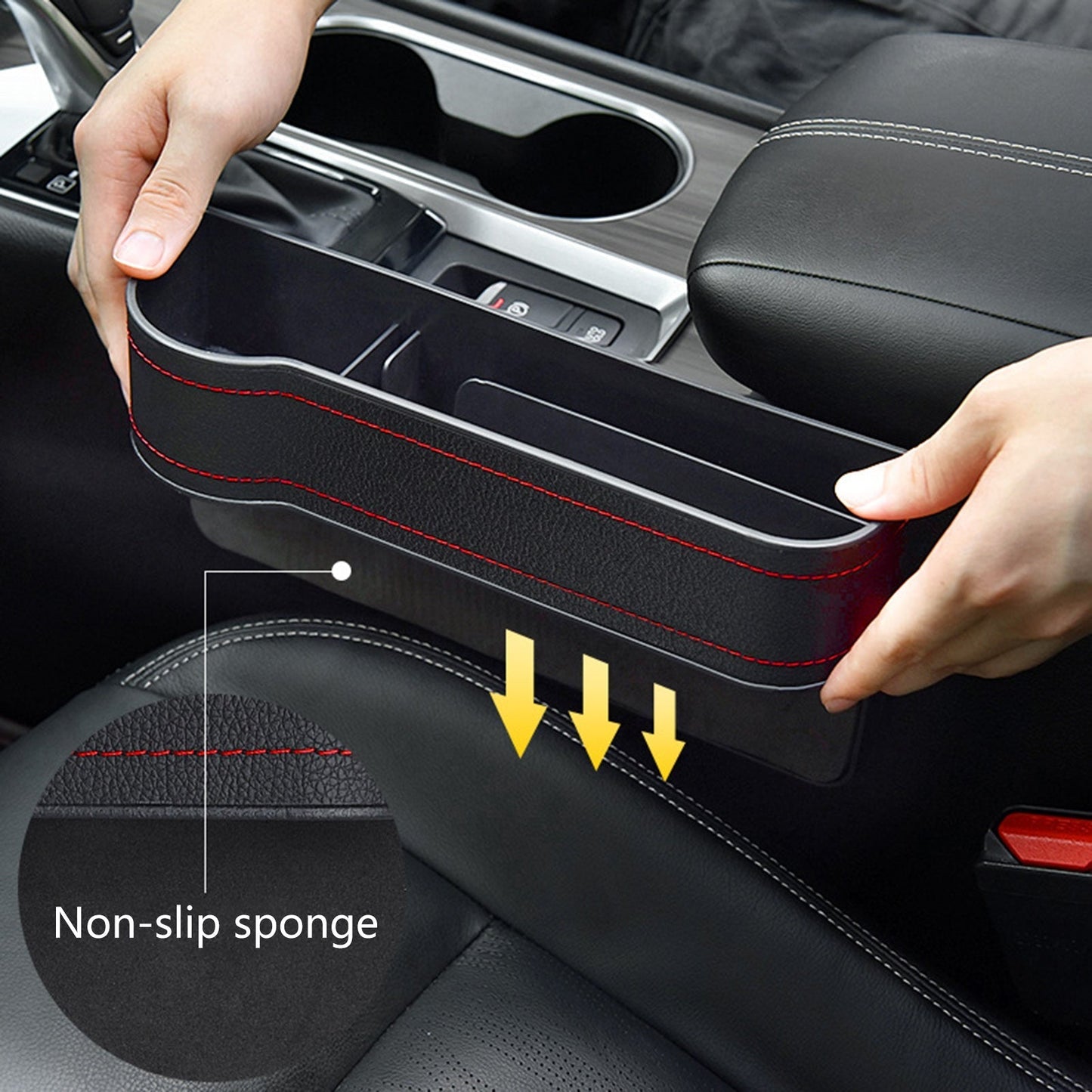 Pack of 2 Car Seat Gap Filler (Imported High Quality)