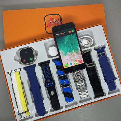 SMART WATCH ULTRA With 7 Different STRAP FULL HD 2.01 Infinity Display