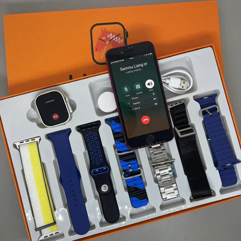 SMART WATCH ULTRA With 7 Different STRAP FULL HD 2.01 Infinity Display