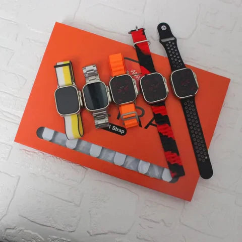 SMART WATCH ULTRA With 7 Different STRAP FULL HD 2.01 Infinity Display