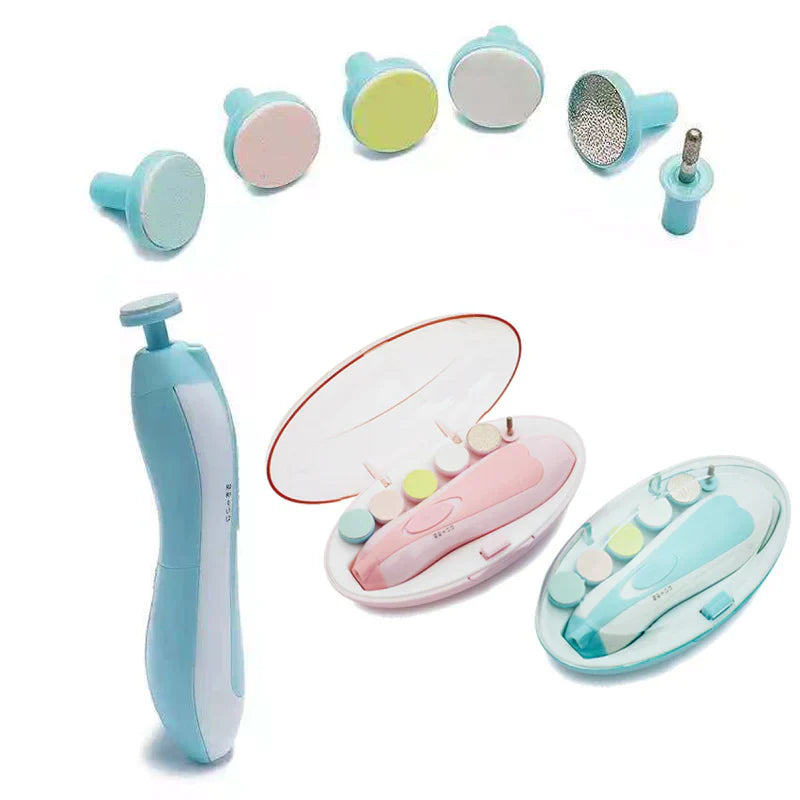 6 in 1 Baby Electric Nail Trimmer For Kids - Newborn to Adult