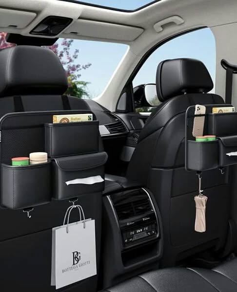 pack of 2 Car Backseat Organizer β Keep Your Car Neat & Clutter-Free!