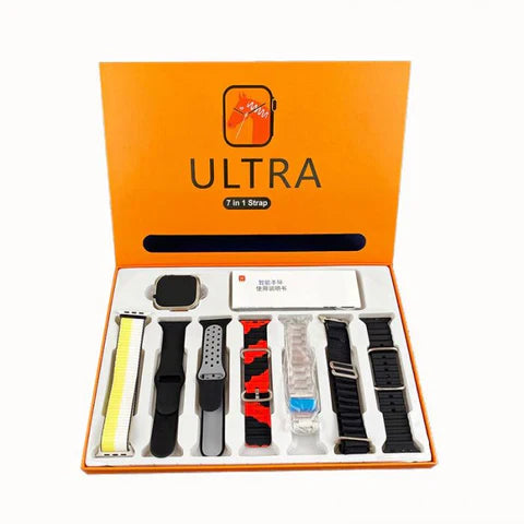 SMART WATCH ULTRA With 7 Different STRAP FULL HD 2.01 Infinity Display