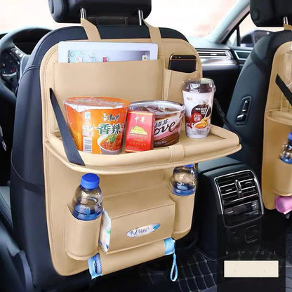 Leather Car Back Seat Hanging Organizer