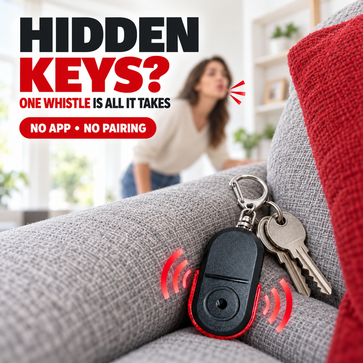 Whistle Key Finder – Find Your Lost Keys in Seconds