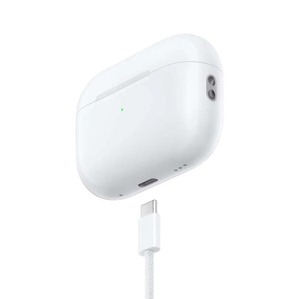 Made in USA Airpods Pro (2nd generation) with MagSafe Charging Case (USB‑C) With Active Noise Cancellation