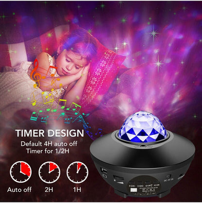 Galaxy Projector Stars & Nebula | Remote Control with Speaker