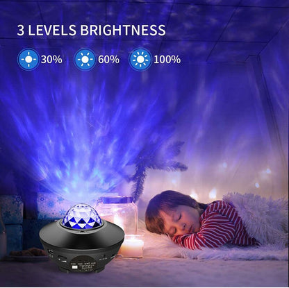 Galaxy Projector Stars & Nebula | Remote Control with Speaker