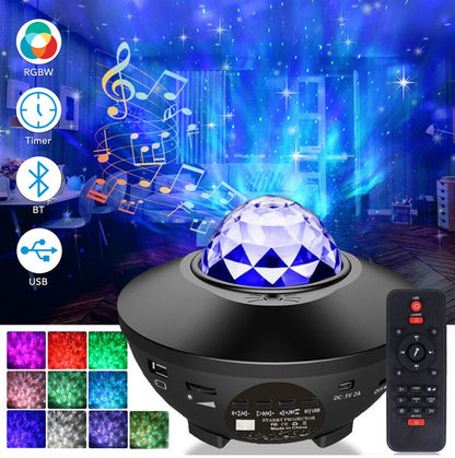 Galaxy Projector Stars & Nebula | Remote Control with Speaker