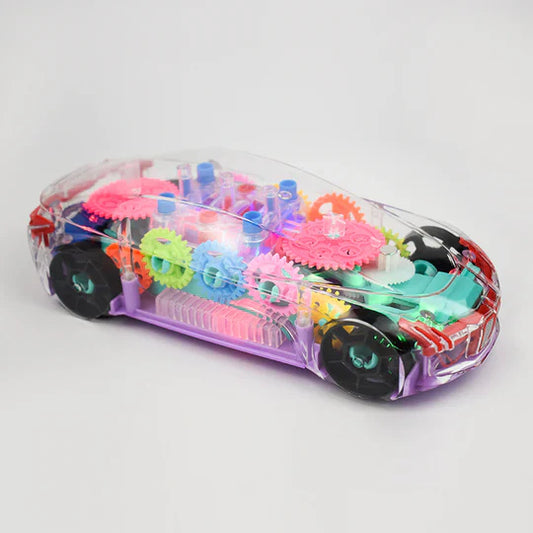 Transparent Colorful Car Toy