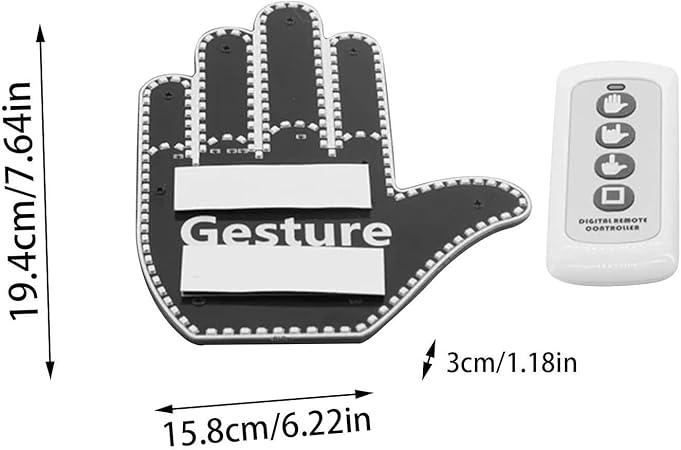 Car Gesture Remote Hand LED Finger Light