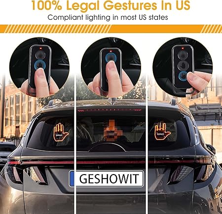 Car Gesture Remote Hand LED Finger Light